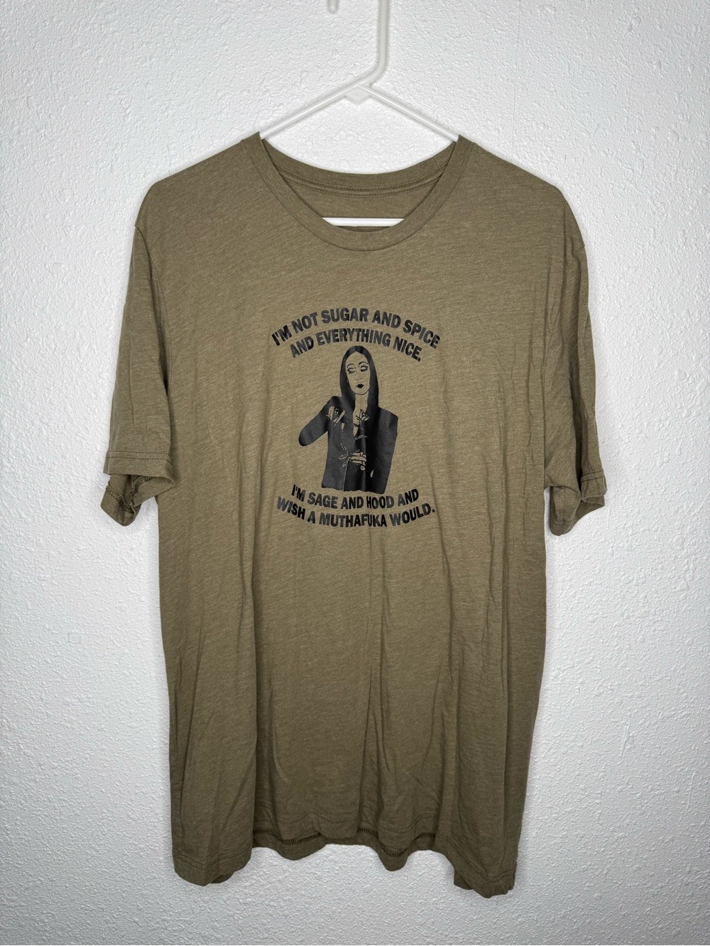 Short Sleeve Morticia Addams Graphic Tee